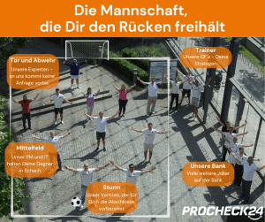 Die Mannschaft. die Dir den Rücken freihält