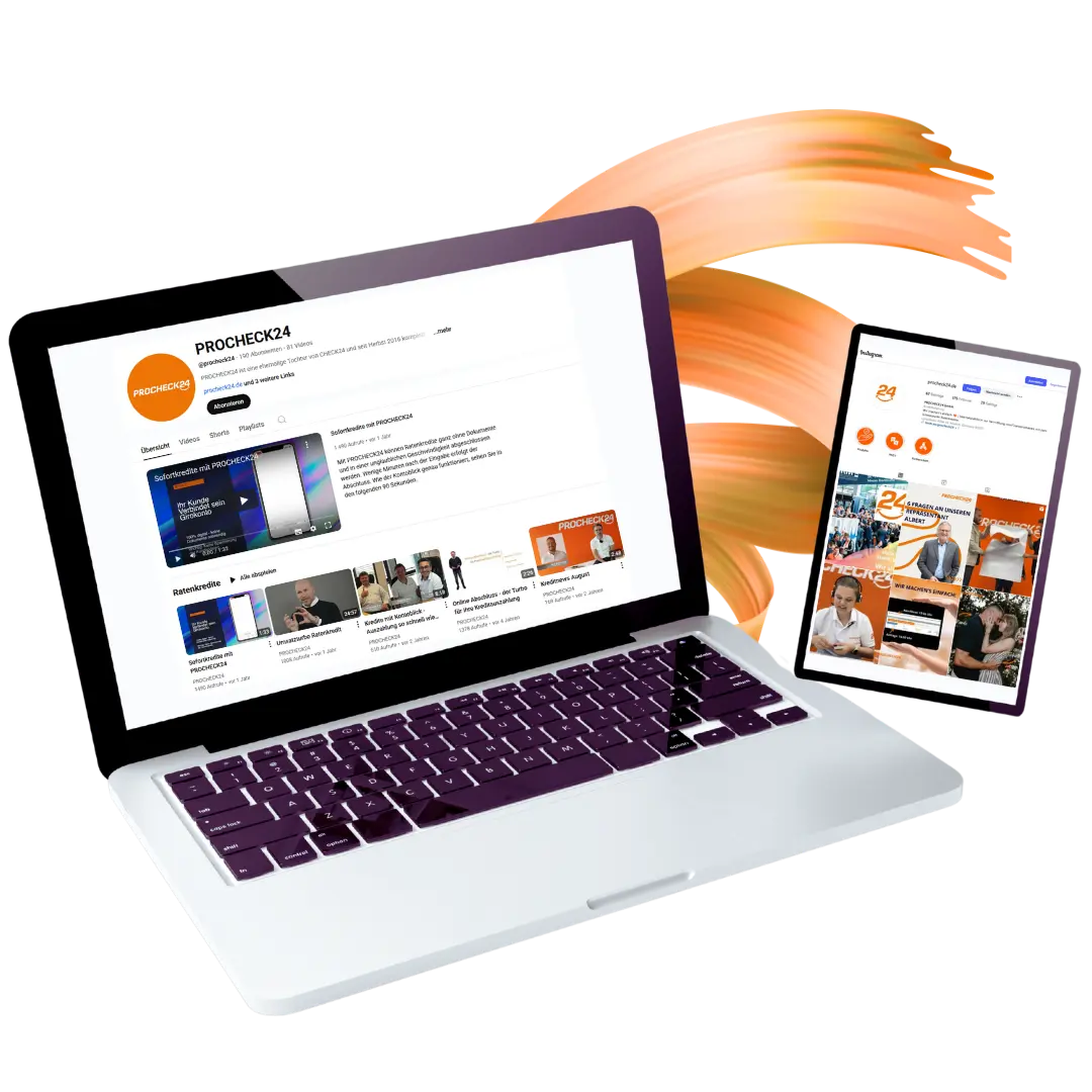 Marketing Kampagnen für Produktpartner bei PROCHECK24