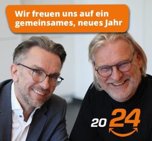 Neues Jahr mit Albert und Daniel und PROCHECK24