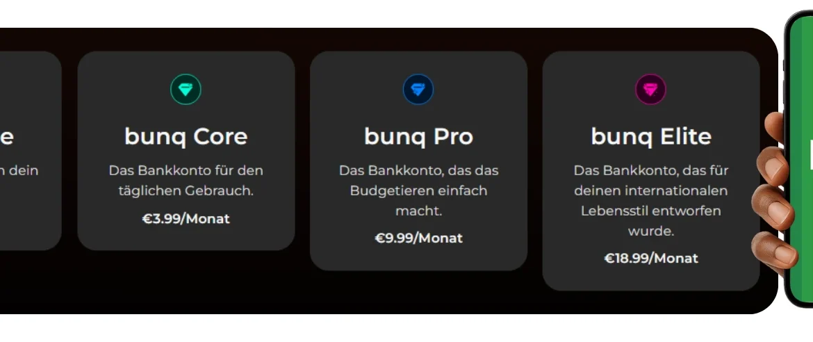 PROCHECK24 bunq Privatkonten